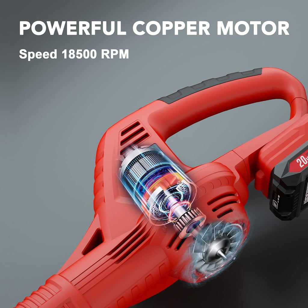 20V Cordless Leaf Blower with 2.0Ah Battery and Fast Charger D735860