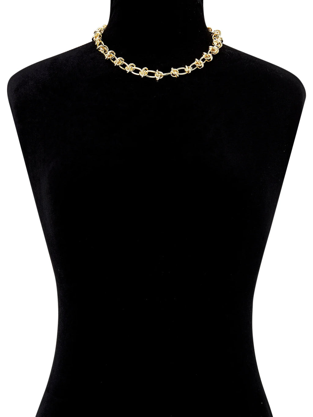 14KT Gold Oval Link Necklace R20225