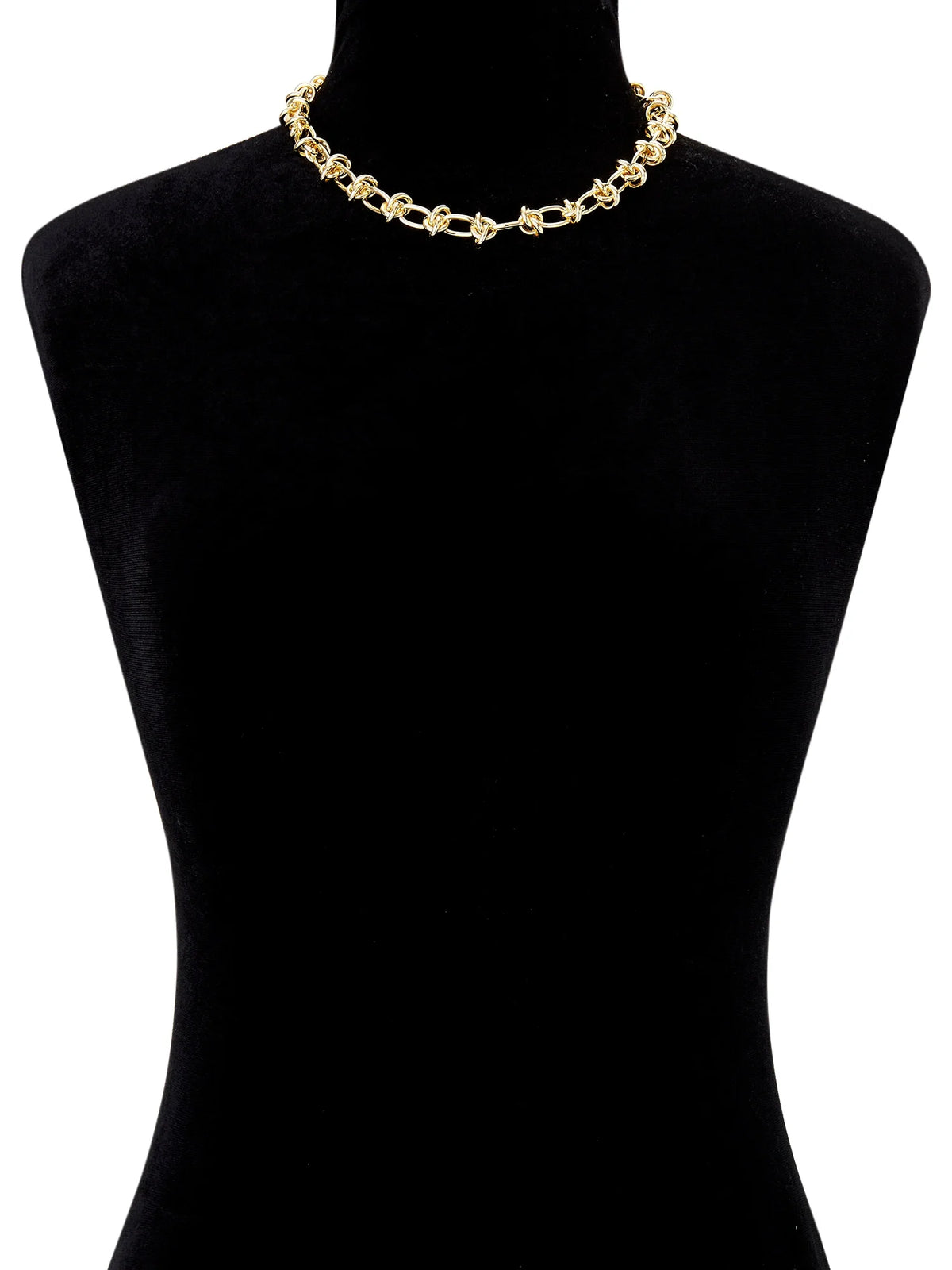 14KT Gold Oval Link Necklace R20225