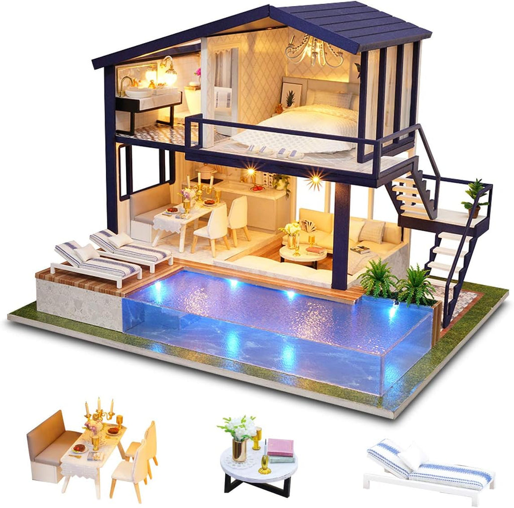 DIY Miniature Dollhouse Kit 1:24 Scale T596665