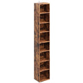 Tall Narrow 8 Tiers Bookshelf J807
