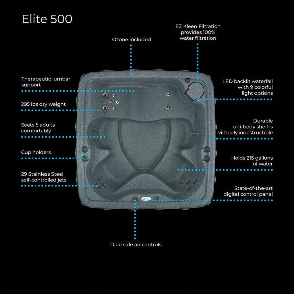 5-Person 29-Jet Plug And Play Hot Tub C844882