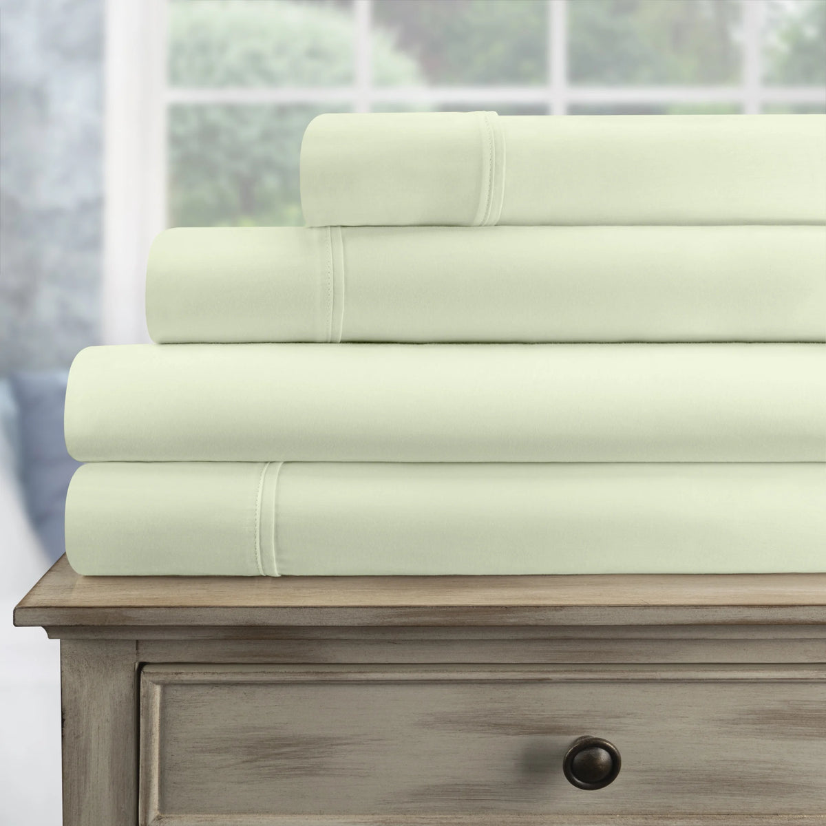 300 Thread Count Egyptian Cotton Sheet Set Cal King Mint V87797