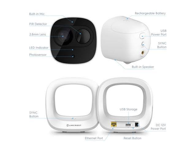 2MP Smart Home Battery Camera System A11837