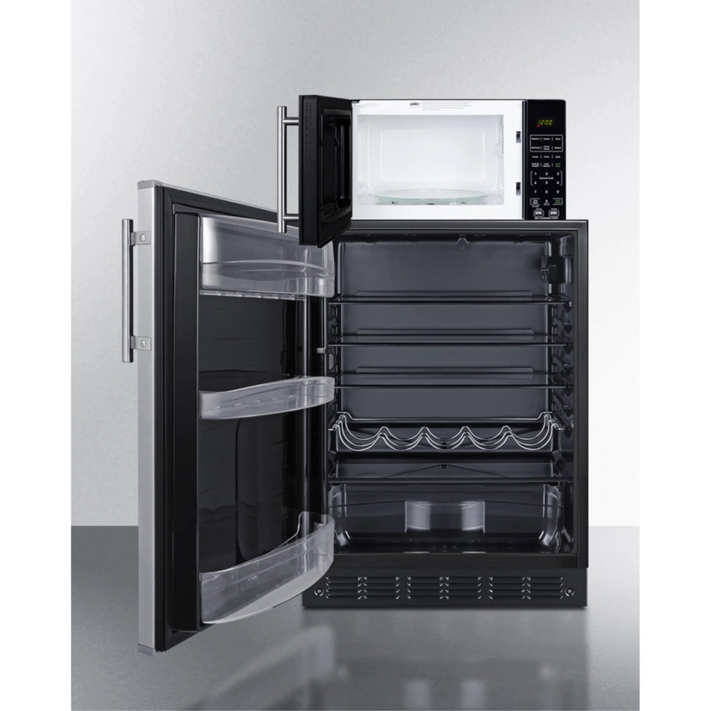 24" Wide 5.5 Cu. Ft. Left Hinge Compact Freezerless Refrigerator F909444