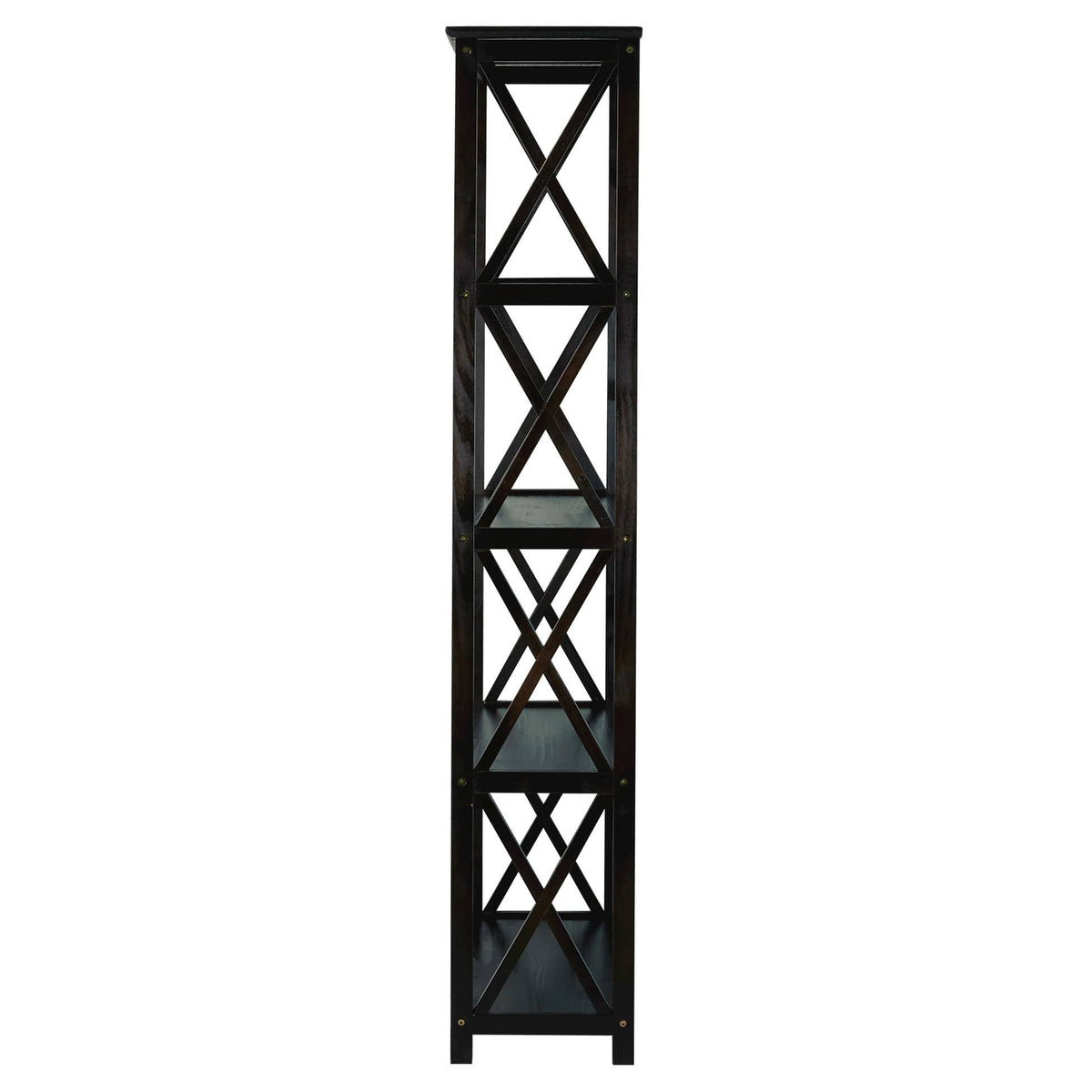 5-Tier Bookcase Espresso D23637