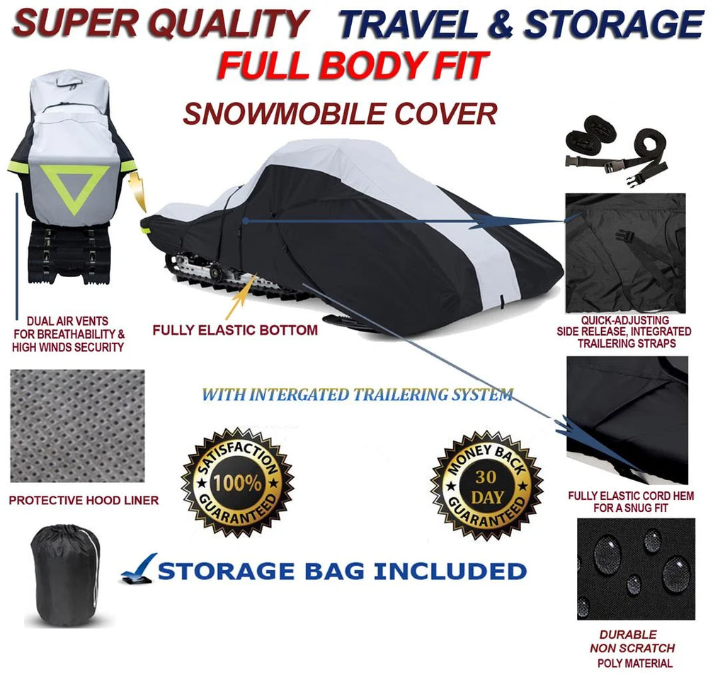 600 Denier Full Fit Snowmobile Travel and Storage Cover I25145