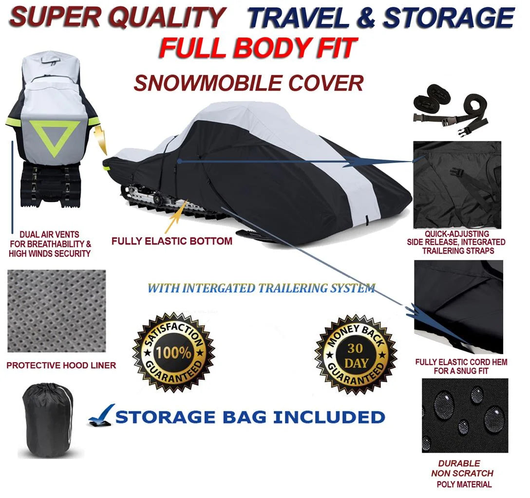 600 Denier Full Fit Snowmobile Travel and Storage Cover I25145