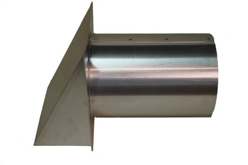 8 inch Metal Exhaust Vent Cap with Screen and Damper Z2290
