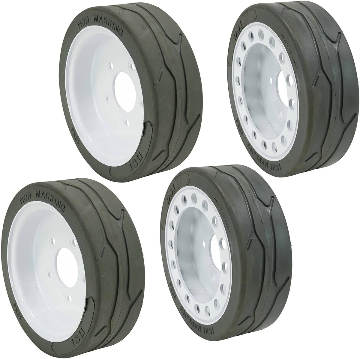 Non-Marking Wheel Assembly, 12 x 4 Tires, Set of 4 M80520